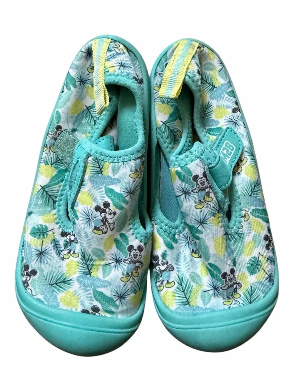Turquoise Kids Mickey Water Shoes Size 11/12